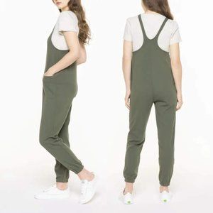 For Days Relaxing Romper Women's Small Knit Jumpsuit Green Sleeveless